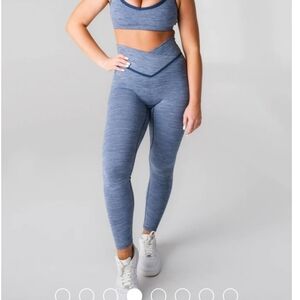 Balance/Vitality Daydream V Leggings - Navy Sky